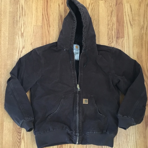 carhartt work jacket with hood